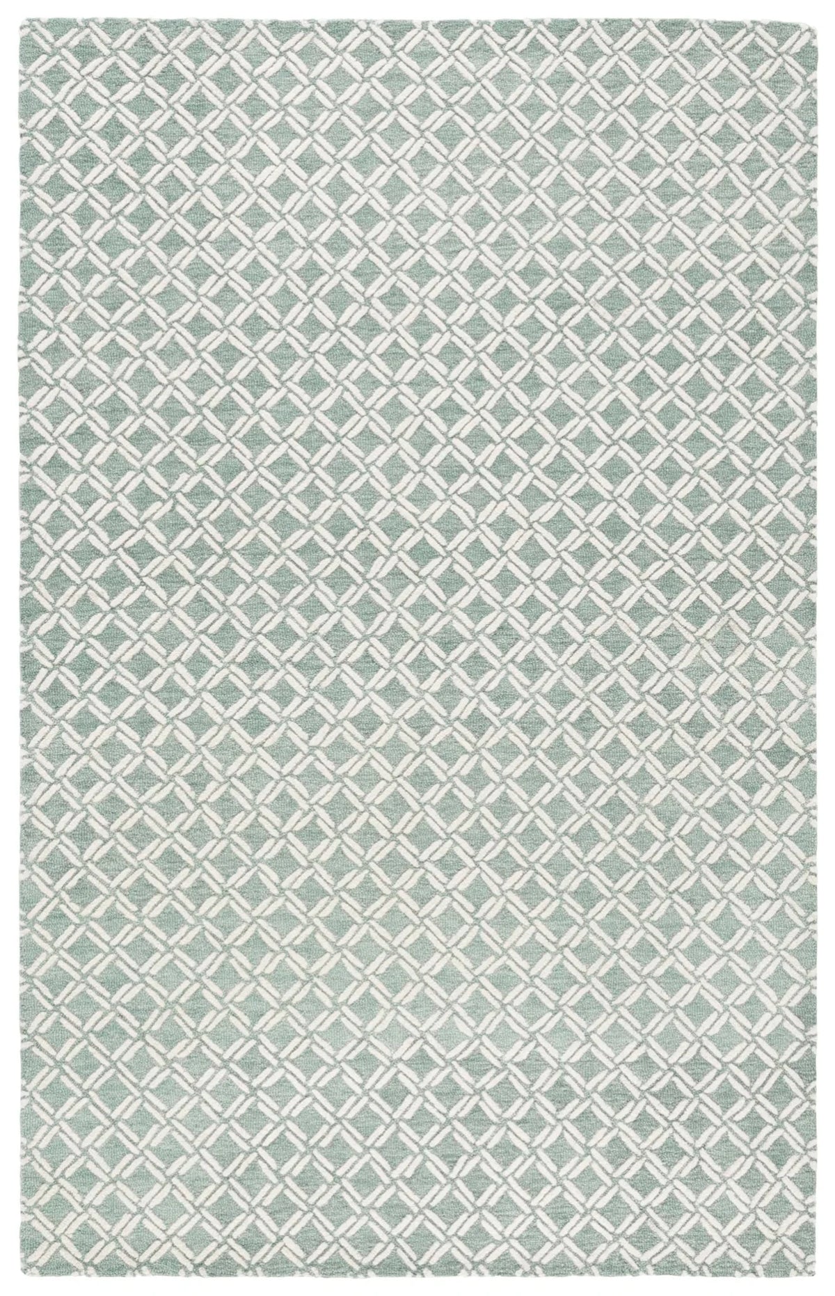 Safavieh Genre 4'-0" x 6'-0" Rug in Green / Ivory