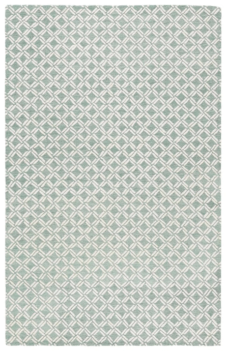 Safavieh Genre 4'-0" x 6'-0" Rug in Green / Ivory