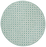Safavieh Genre 6'-0" x 6'-0" Rug in Green / Ivory