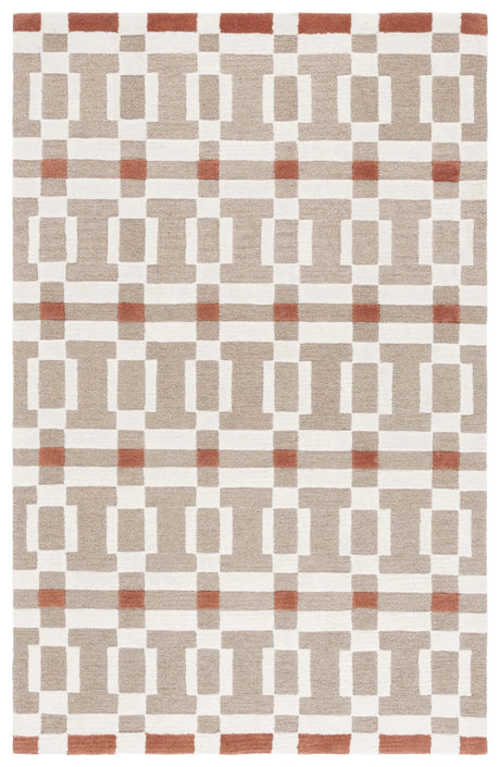 Safavieh Genre 4'-0" x 6'-0" Rug in Ivory / Beige