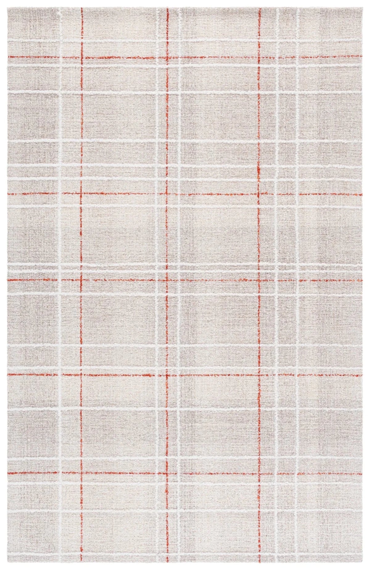 Safavieh Genre 4'-0" x 6'-0" Rug in Beige / Rust