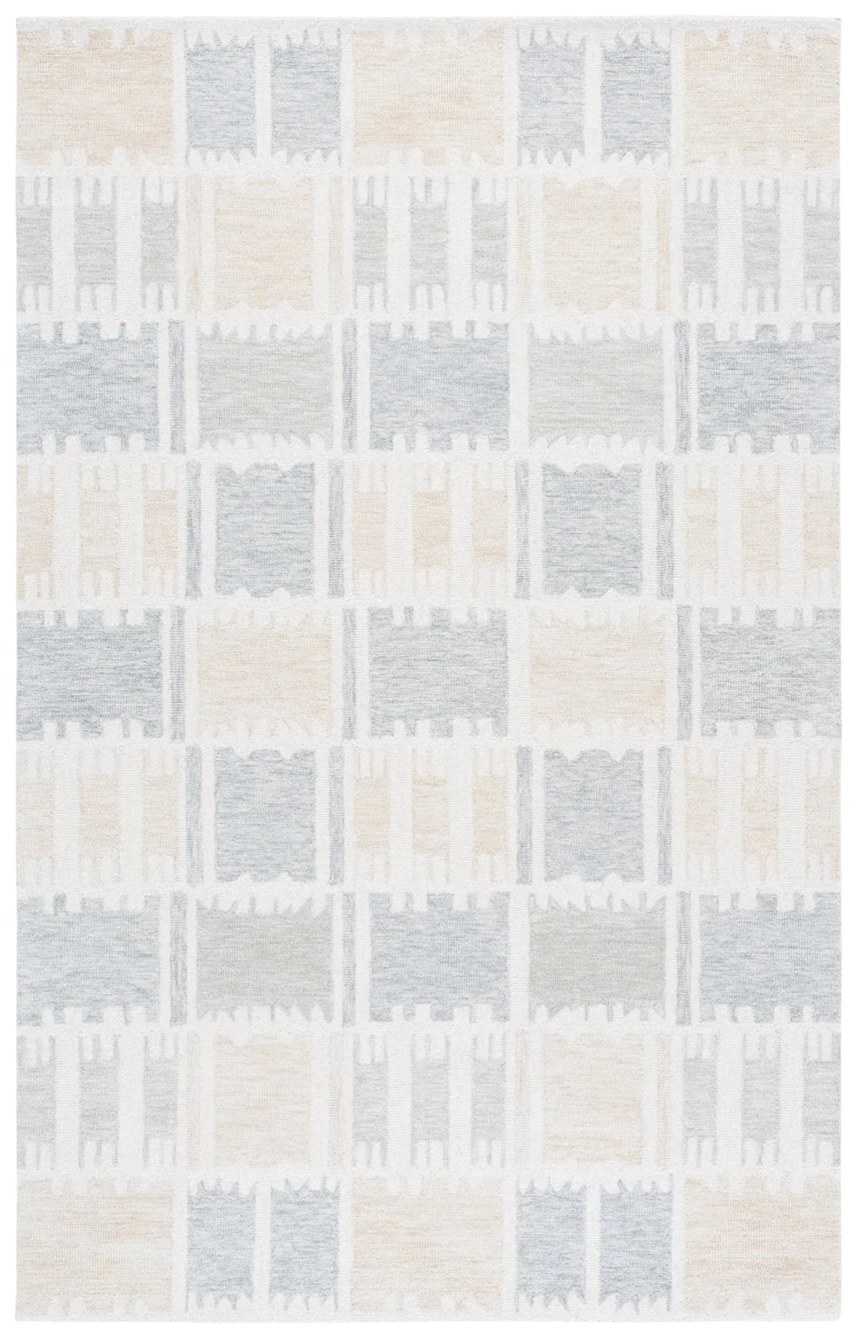 Safavieh Genre 4'-0" x 6'-0" Rug in Beige / Grey