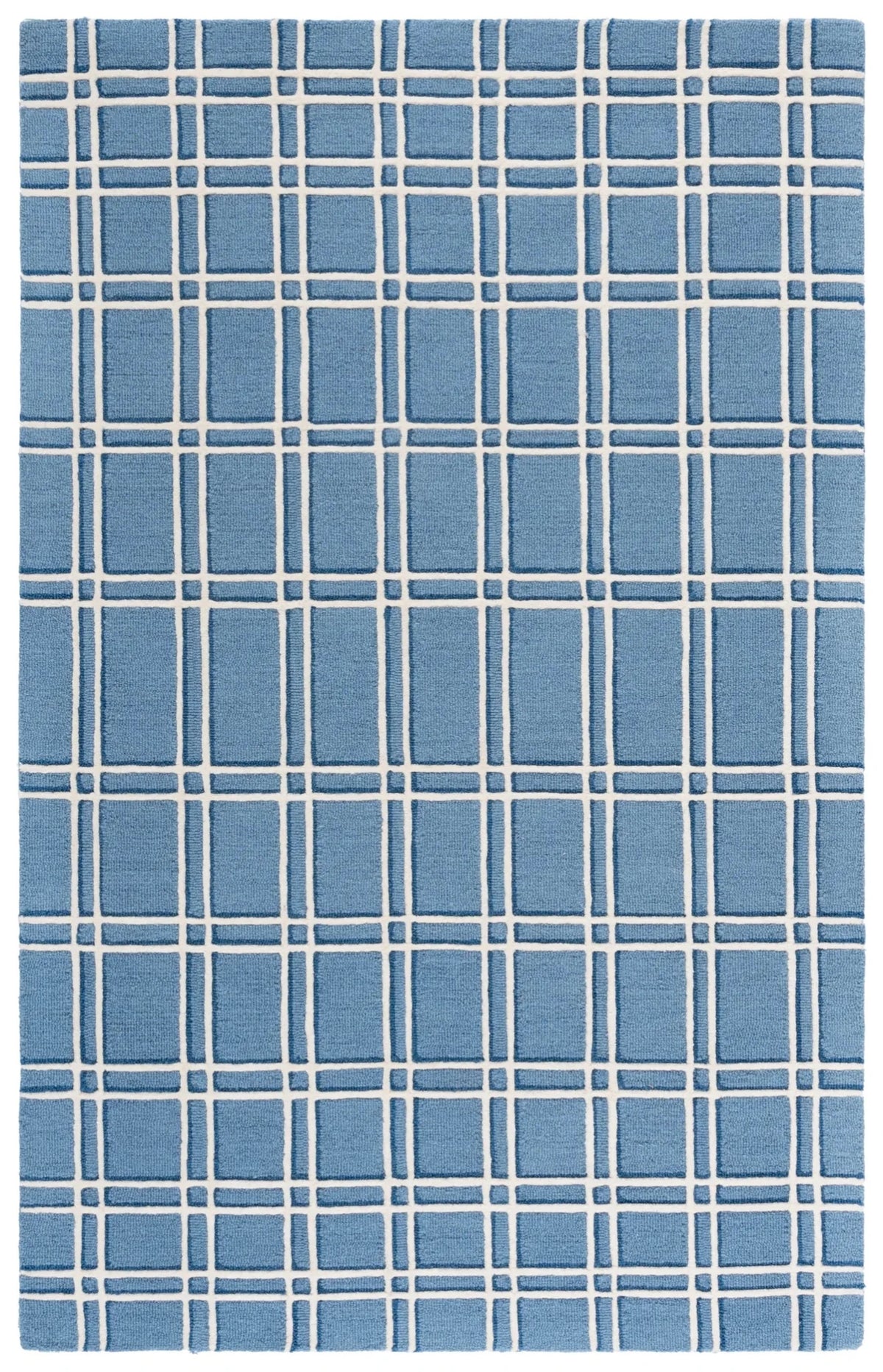 Safavieh Genre 4'-0" x 6'-0" Rug in Blue / Ivory