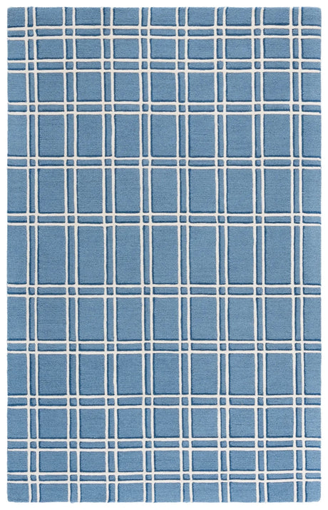 Safavieh Genre 4'-0" x 6'-0" Rug in Blue / Ivory