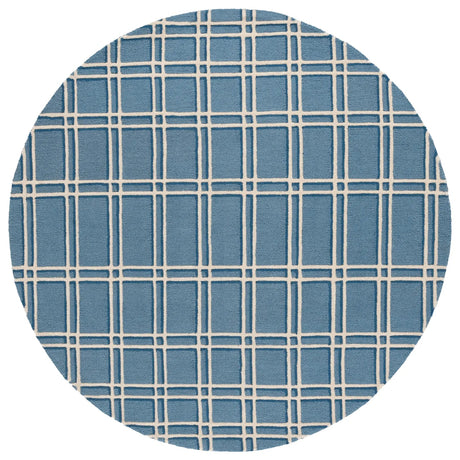 Safavieh Genre 6'-0" x 6'-0" Rug in Blue / Ivory