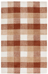 Safavieh Genre 4'-0" x 6'-0" Rug in Ivory / Rust