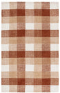 Safavieh Genre 4'-0" x 6'-0" Rug in Ivory / Rust