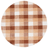 Safavieh Genre 6'-0" x 6'-0" Rug in Ivory / Rust