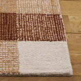 Safavieh Genre 4'-0" x 6'-0" Rug in Ivory / Rust