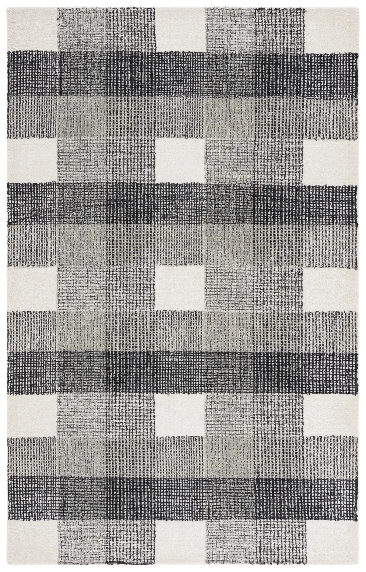 Safavieh Genre 4'-0" x 6'-0" Rug in Ivory / Black