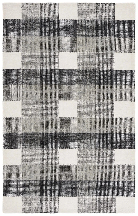 Safavieh Genre 4'-0" x 6'-0" Rug in Ivory / Black