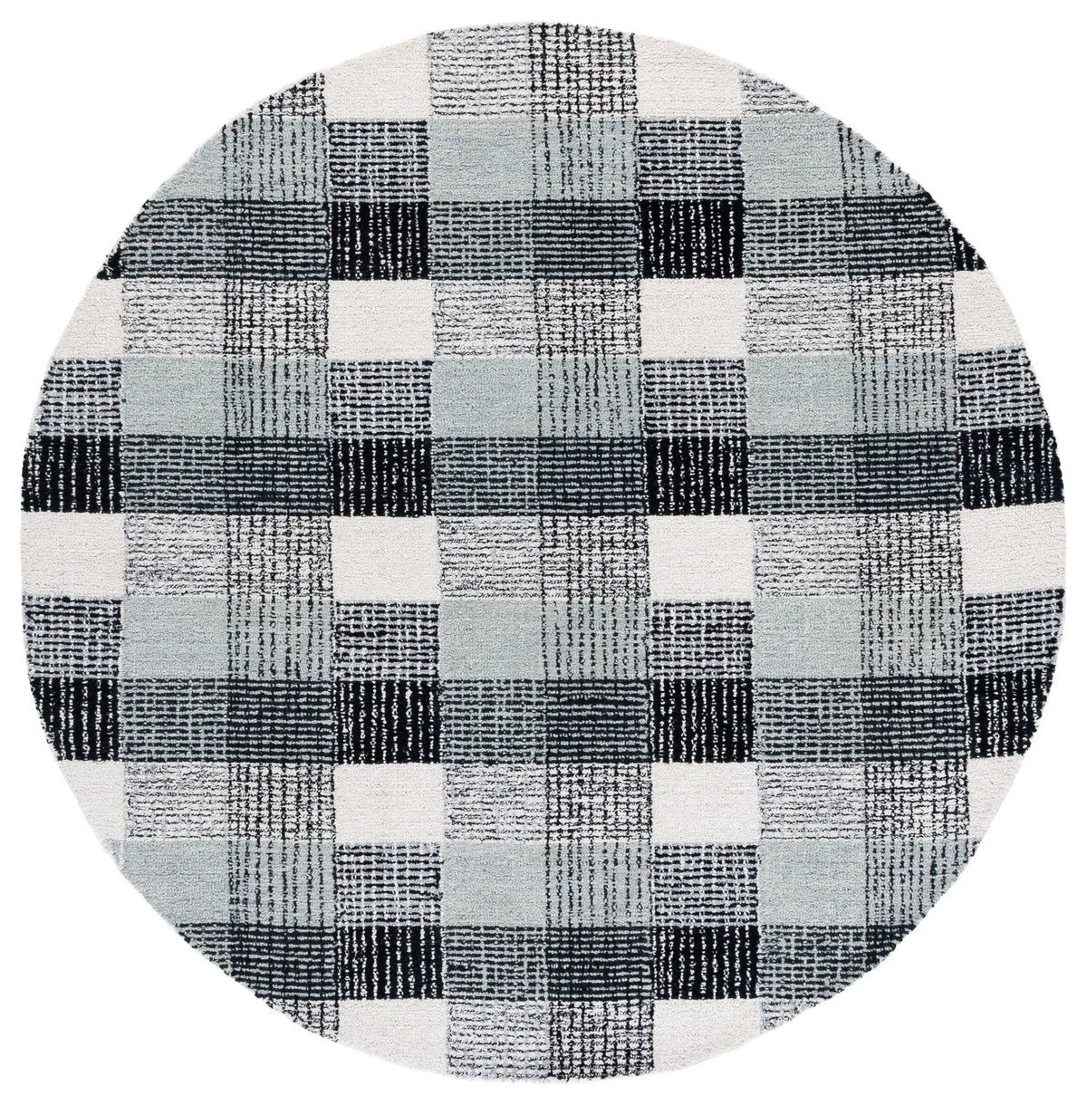 Safavieh Genre 6'-0" x 6'-0" Rug in Ivory / Black