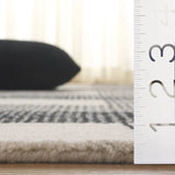 Safavieh Genre 4'-0" x 6'-0" Rug in Ivory / Black