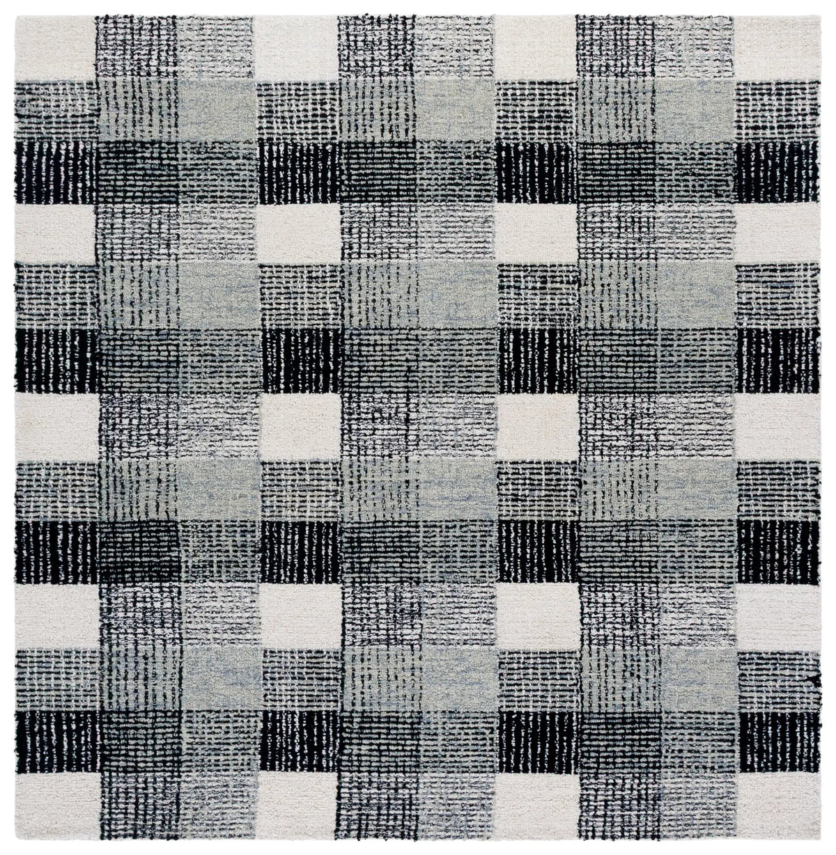 Safavieh Genre 6'-0" x 6'-0" Rug in Ivory / Black