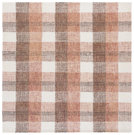 Safavieh Genre 6'-0" x 6'-0" Rug in Ivory / Red