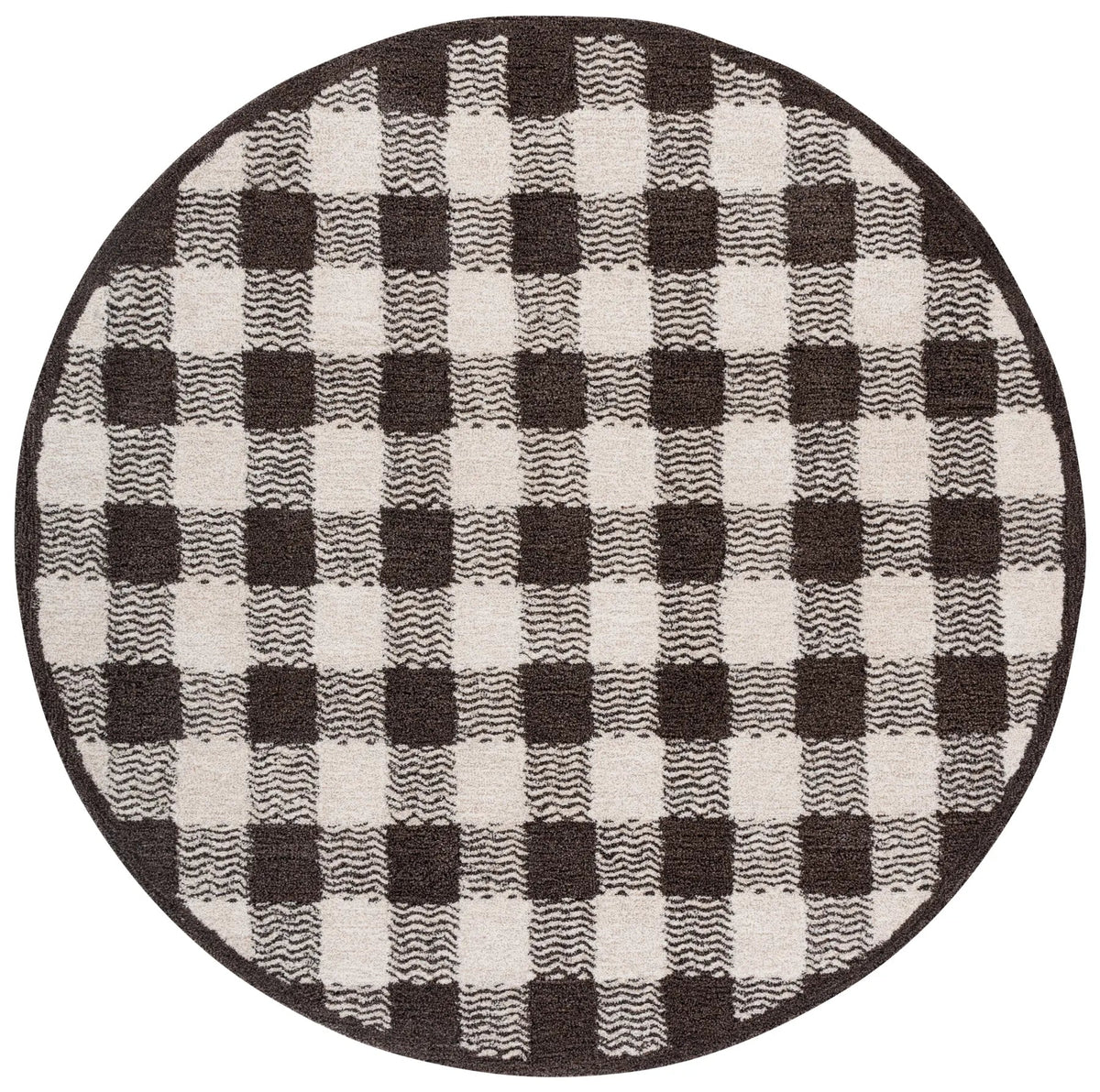 Safavieh Genre 6'-0" x 6'-0" Rug in Brown / Ivory