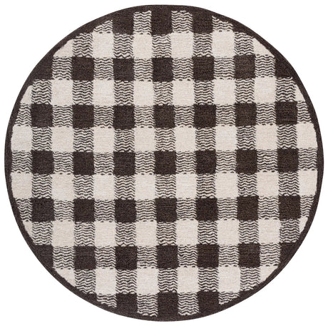 Safavieh Genre 6'-0" x 6'-0" Rug in Brown / Ivory