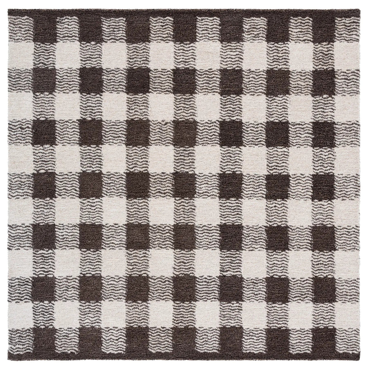 Safavieh Genre 6'-0" x 6'-0" Rug in Brown / Ivory