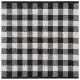 Safavieh Genre 6'-0" x 6'-0" Rug in Charcoal / Ivory