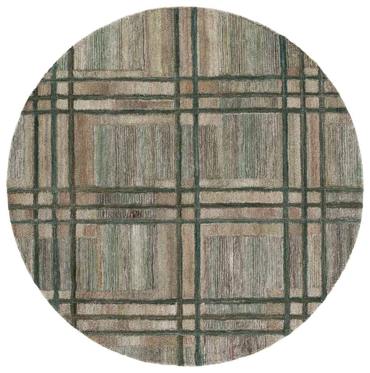Safavieh Genre 6'-0" x 6'-0" Rug in Green / Beige