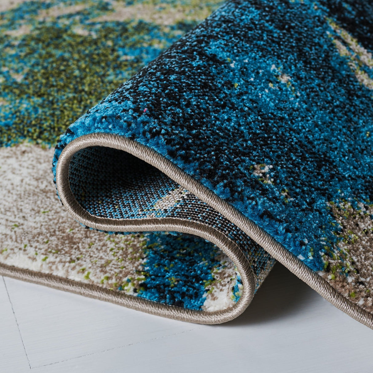 Safavieh Glacier Gla123M Navy/Green Rugs - Safavieh - gla123m - 3r