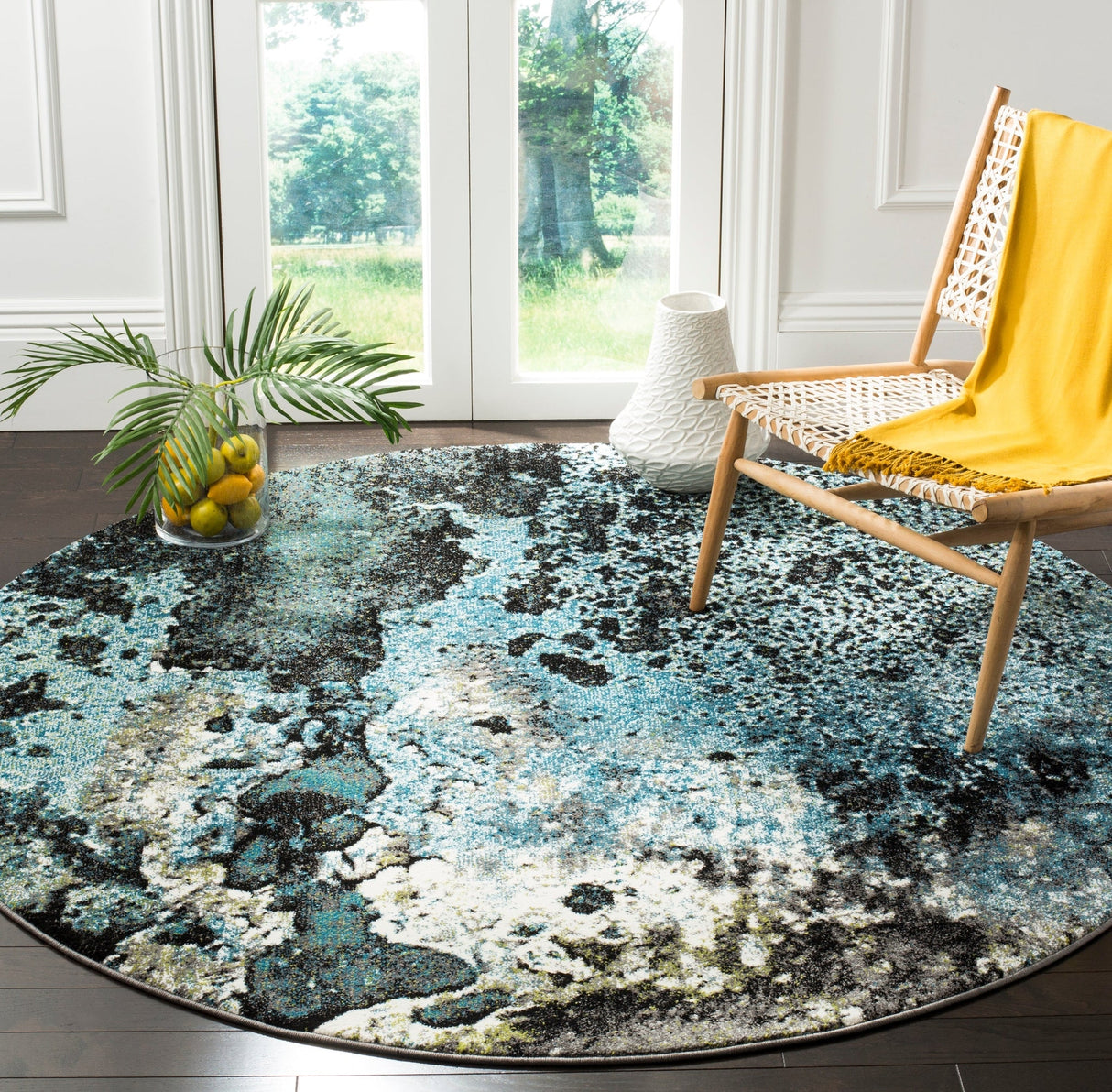 Safavieh Glacier Gla124B Blue/Multi Rug - Safavieh - gla124b - 24