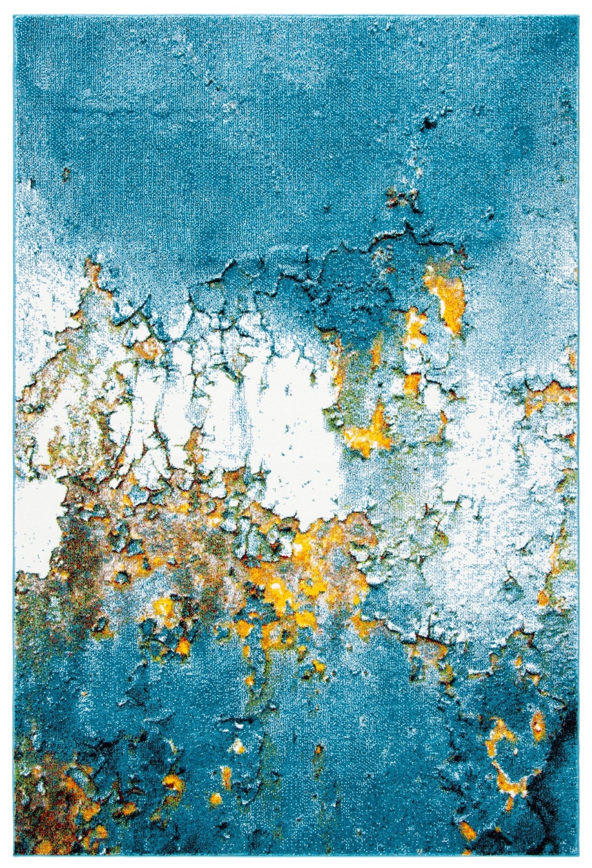 Safavieh Glacier Gla125M Blue/Gold Rugs - Safavieh - gla125m - 3