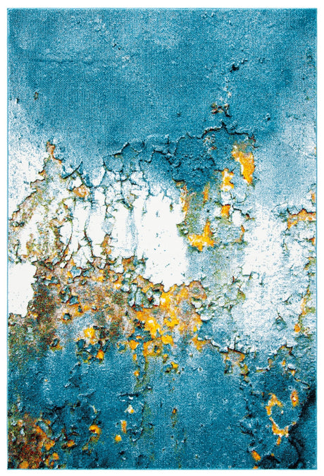 Safavieh Glacier Gla125M Blue/Gold Rugs - Safavieh - gla125m - 3