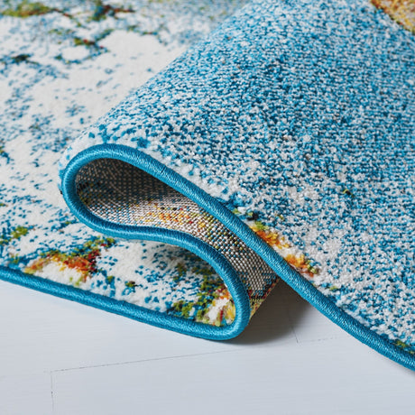 Safavieh Glacier Gla125M Blue/Gold Rugs - Safavieh - gla125m - 3r