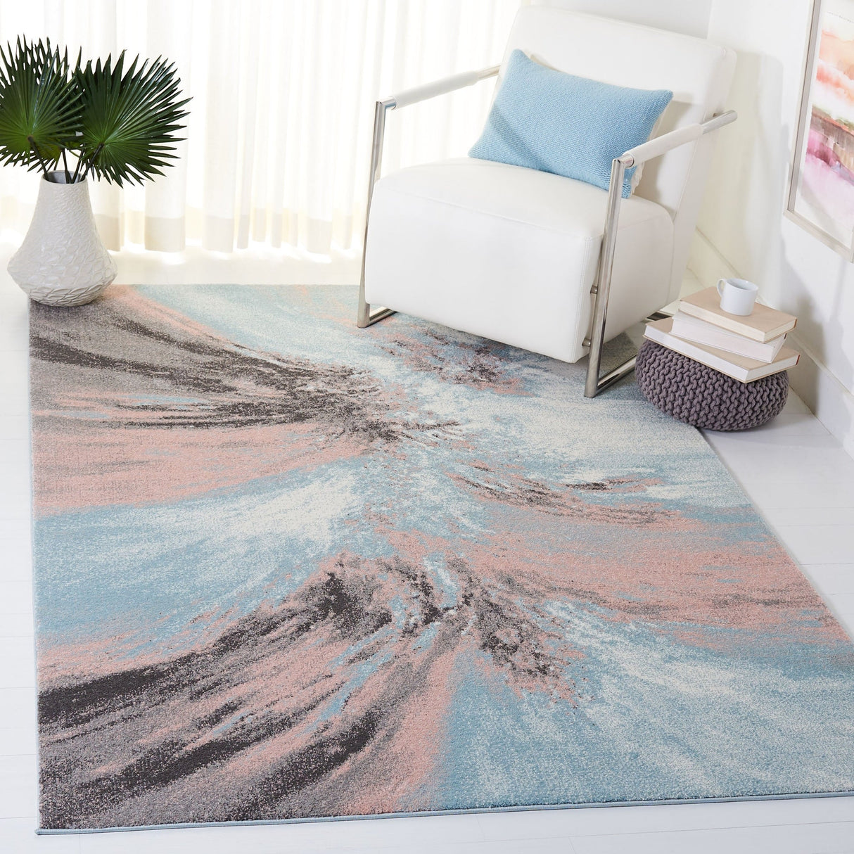 Safavieh Glacier Gla127U Pink/Blue Rugs - Safavieh - gla127u - 3