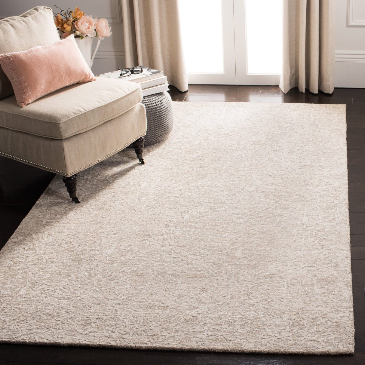 Safavieh Glamour Glm117F Beige/Ivory Rug - Safavieh - glm117f - 5