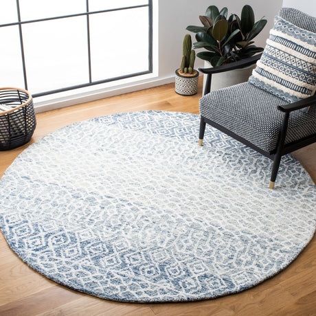 Safavieh Glamour Glm304M Blue/Ivory Rugs - Safavieh - glm304m - 6r