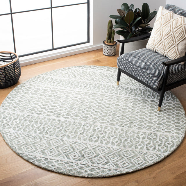 Safavieh Glamour Glm305Y Green/Ivory Rugs - Safavieh - glm305y - 6r