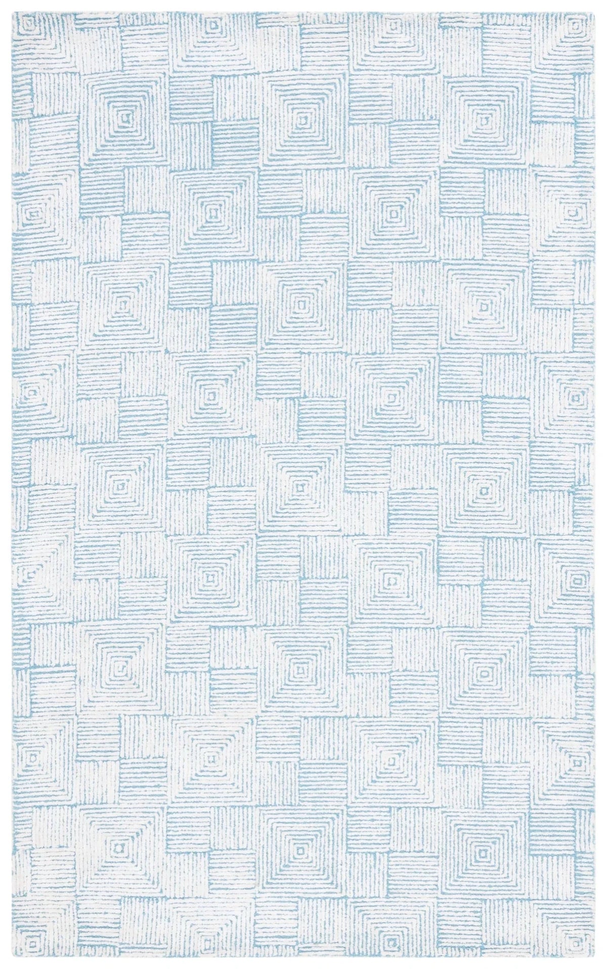 Safavieh Glamour 4'-0" x 6'-0" Rug in Ivory / Turquoise