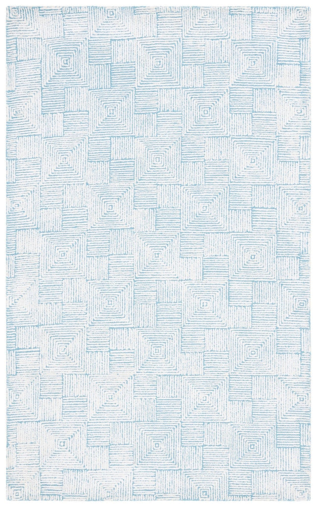 Safavieh Glamour Glm401K Ivory/Turquoise Rug - Safavieh - glm401k - 3