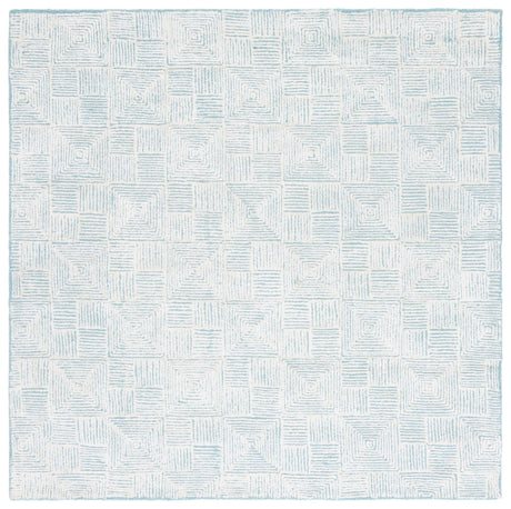 Safavieh Glamour Glm401K Ivory/Turquoise Rug - Safavieh - glm401k - 6r