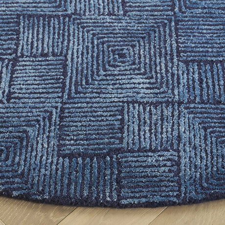 Safavieh Glamour Glm401N Navy Rug - Safavieh - glm401n - 6r