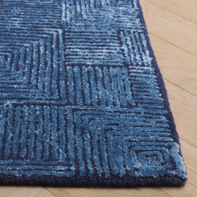 Safavieh Glamour Glm401N Navy Rug - Safavieh - glm401n - 6r