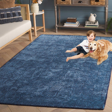 Safavieh Glamour Glm401N Navy Rug - Safavieh - glm401n - 6r