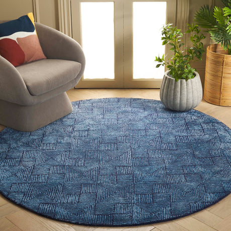 Safavieh Glamour Glm401N Navy Rug - Safavieh - glm401n - 6r