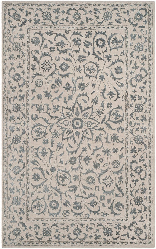 Safavieh Glamour Glm515A Silver / Ivory Rugs - Safavieh - glm515a - 2