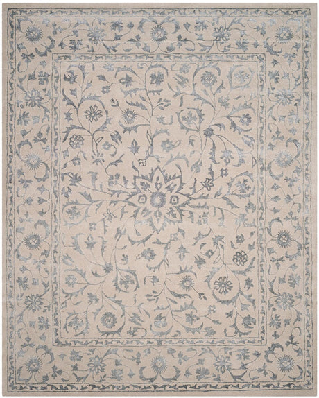 Safavieh Glamour Glm515A Silver / Ivory Rugs - Safavieh - glm515a - 2