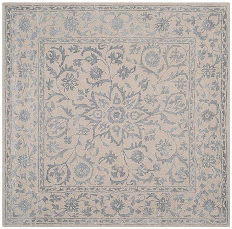 Safavieh Glamour Glm515A Silver / Ivory Rugs - Safavieh - glm515a - 6sq