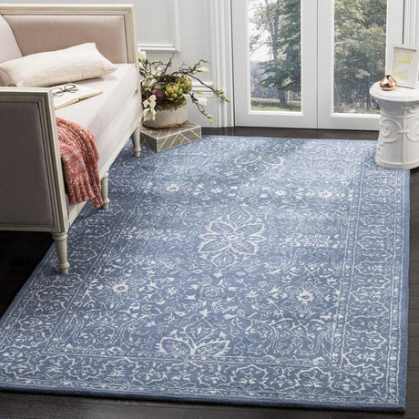 Safavieh Glamour Glm516D Grey / Blue Rugs - Safavieh - glm516d - 2