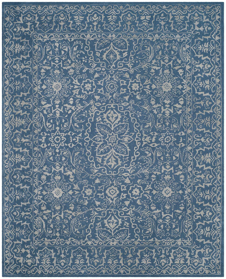 Safavieh Glamour Glm516D Grey / Blue Rugs - Safavieh - glm516d - 2