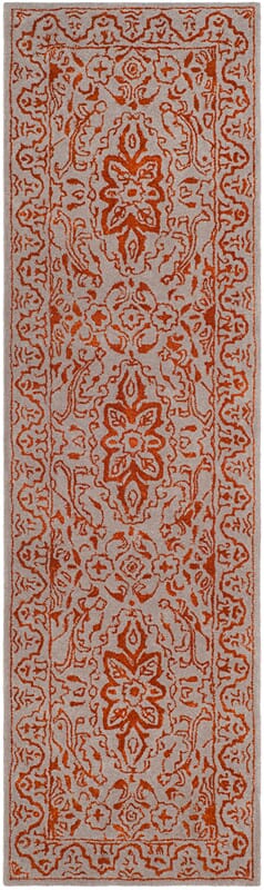Safavieh Glamour Glm516G Grey / Rust Rugs - Safavieh - glm516g - 28