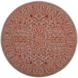 Safavieh Glamour Glm516G Grey / Rust Rugs - Safavieh - glm516g - 3