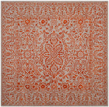 Safavieh Glamour Glm516G Grey / Rust Rugs - Safavieh - glm516g - 6sq