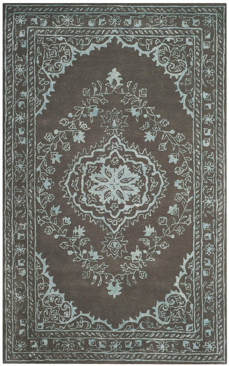 Safavieh Glamour Glm533D Dark Grey Rugs - Safavieh - glm533d - 2