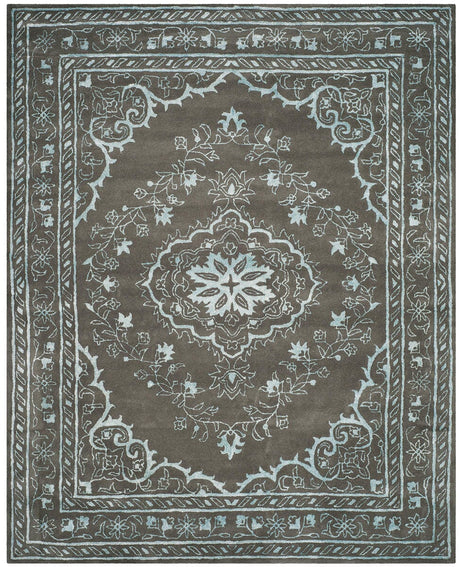 Safavieh Glamour Glm533D Dark Grey Rugs - Safavieh - glm533d - 2